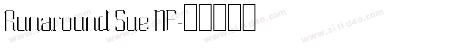 Runaround Sue NF字体转换